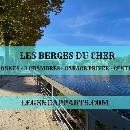 Les Berges Du Cher # Centre Ville # Parking Privee Montlucon Exterior photo